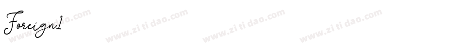 Foreign1转换器字体转换