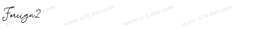 Foreign2生成器字体转换