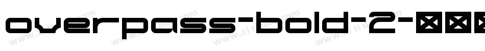 overpass-bold-2字体转换
