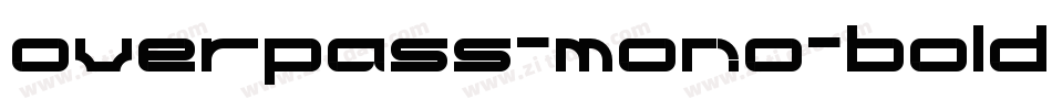 overpass-mono-bold-17字体转换