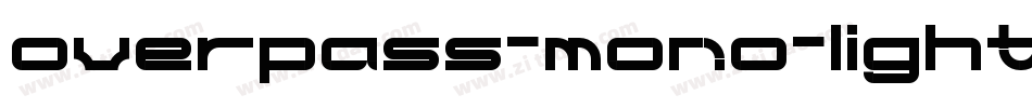 overpass-mono-light-18字体转换