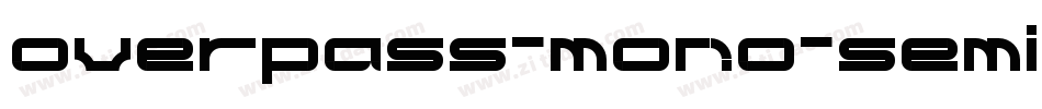 overpass-mono-semibold-20字体转换