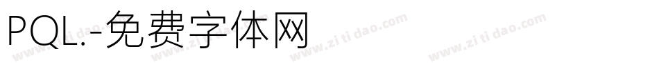 PQL.字体转换