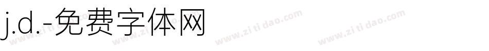 j.d.字体转换