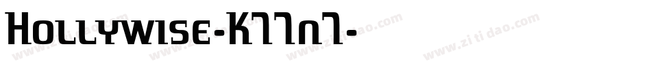 Hollywise-K77n7字体转换