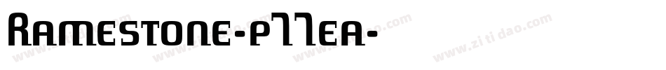 Ramestone-p77ea字体转换