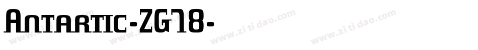 Antartic-ZG78字体转换