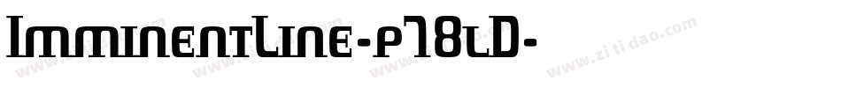 ImminentLine-p78lD字体转换