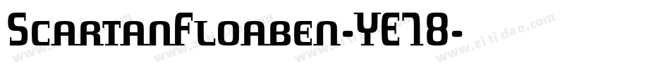 ScartanFloaben-YE78字体转换