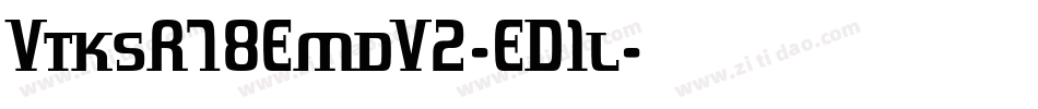 VtksR78EmdV2-ED1l字体转换