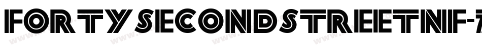 FortySecondStreetNf-7164字体转换