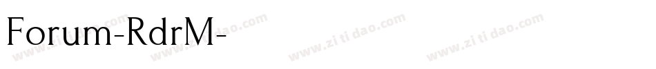 Forum-RdrM字体转换