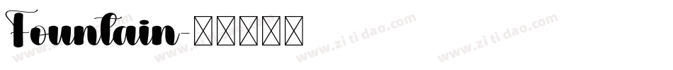 Fountain字体转换