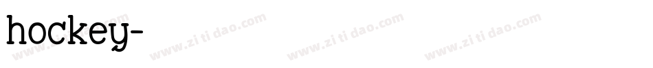 hockey字体转换