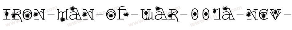 IRON-MAN-OF-WAR-001A-NCV字体转换