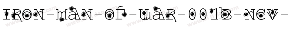 IRON-MAN-OF-WAR-001B-NCV字体转换