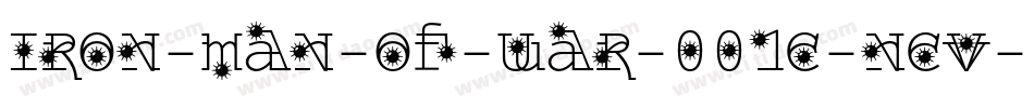 IRON-MAN-OF-WAR-001C-NCV字体转换