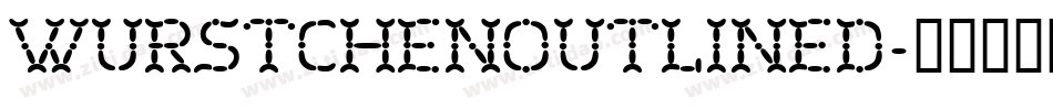 WurstchenOutlined字体转换