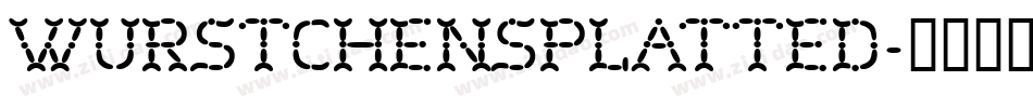 WurstchenSplatted字体转换
