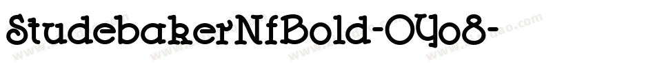 StudebakerNfBold-OYo8字体转换