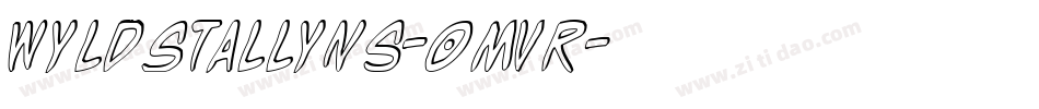 WyldStallyns-0Mvr字体转换