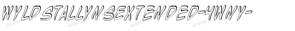 WyldStallynsExtended-4wnY字体转换