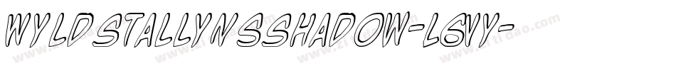 WyldStallynsShadow-L6Vy字体转换
