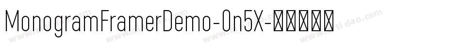 MonogramFramerDemo-0n5X字体转换
