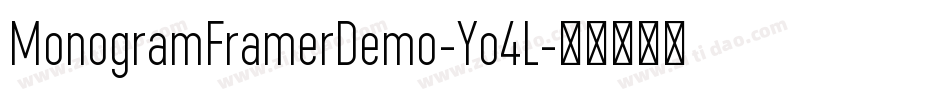 MonogramFramerDemo-Yo4L字体转换