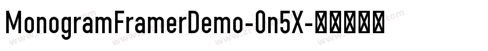 MonogramFramerDemo-0n5X字体转换