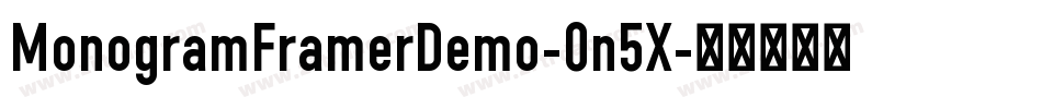 MonogramFramerDemo-0n5X字体转换