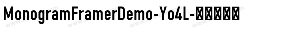 MonogramFramerDemo-Yo4L字体转换