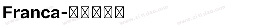 Franca字体转换