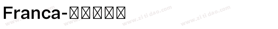 Franca字体转换