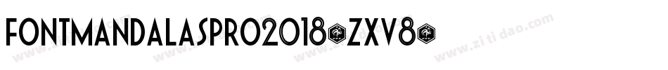 FontMandalasPro2018-ZxV8字体转换