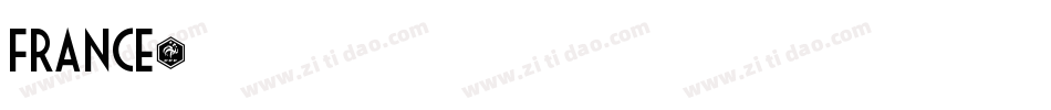 France字体转换