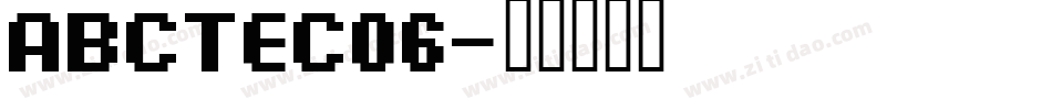 ABCTEC06字体转换