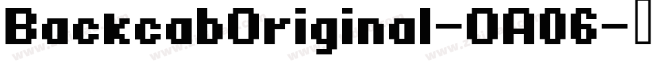 BackcabOriginal-OA06字体转换