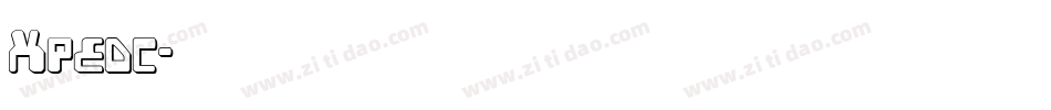 Xpedc字体转换