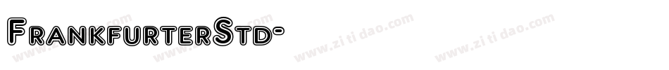 FrankfurterStd字体转换