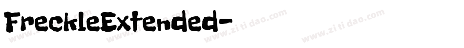 FreckleExtended字体转换