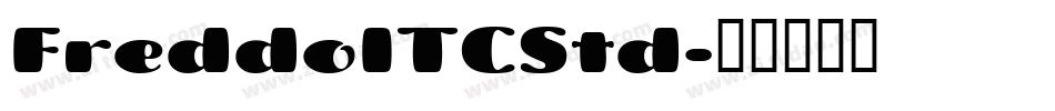 FreddoITCStd字体转换