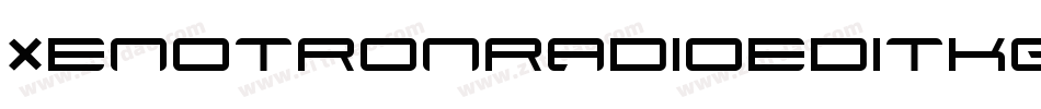 XenotronRadioEditKg-pZv1字体转换