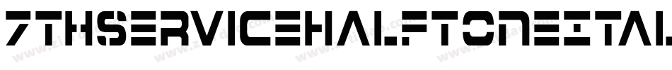 7ThServiceHalftoneItalic-GR3g字体转换