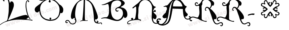 LOMBNARR字体转换