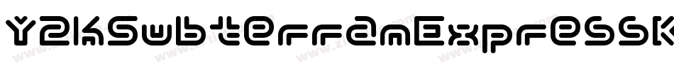 Y2kSubterranExpressKg-DL49字体转换