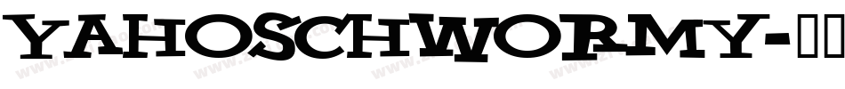 YahoschWormy字体转换