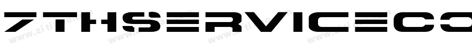 7ThServiceCondensed-xmRq字体转换