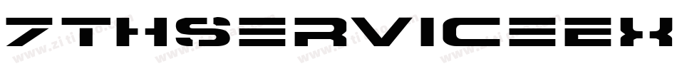 7ThServiceExpandedItalic-Rm96字体转换