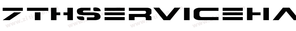 7ThServiceHalftoneItalic-GR3g字体转换